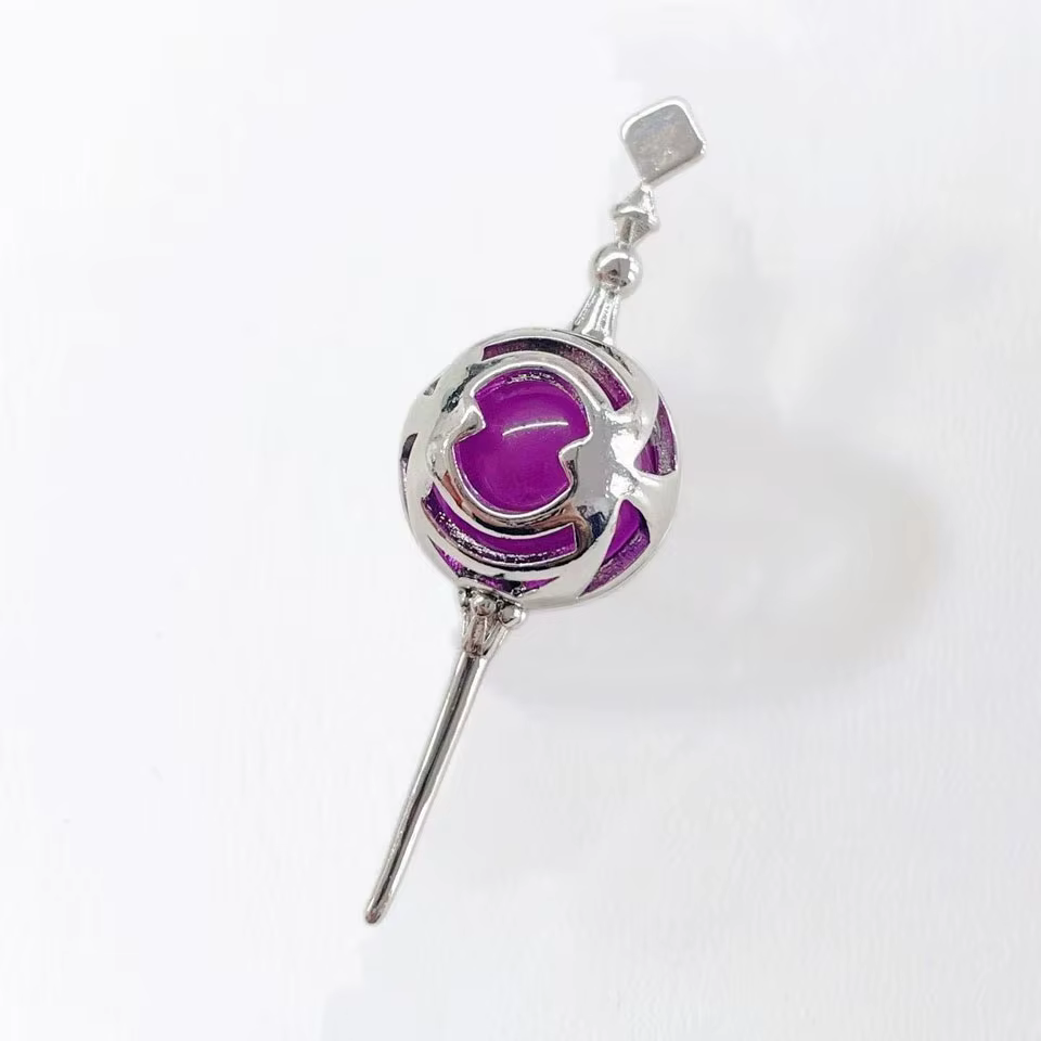 Broche et pendentif en cristal Gemme d'âme de Puella Magi Madoka Magica, accessoires de cosplay, ens