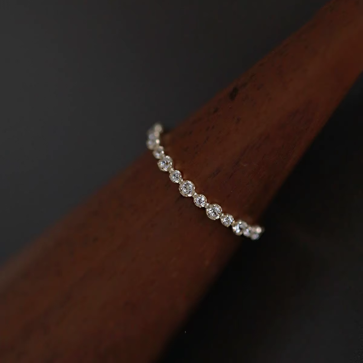 Bague géométrique en argent Sterling 925 plaqué or 14K pour femmes, Zircon scintillant, accessoire d