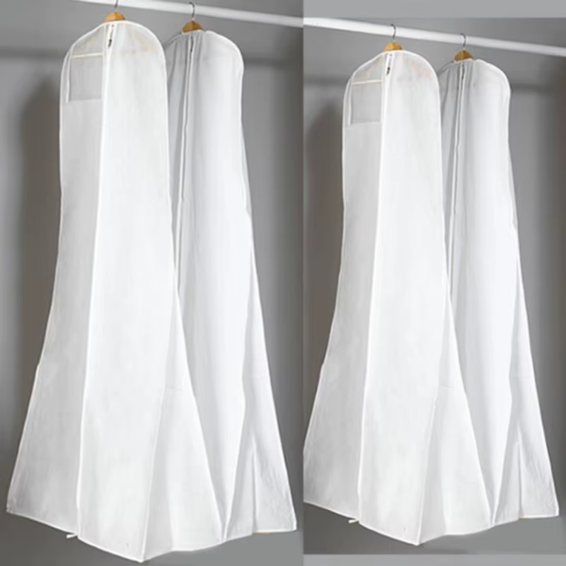 Housse de sac de Dess de mariage longue de haute qualité, housse anti-poussière pour robe de soirée,