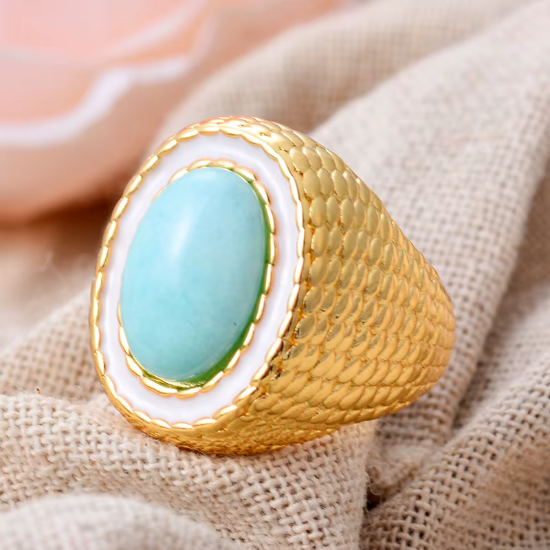 Bague de mariage en argent thaïlandais pour femmes, bijoux tendance, pierres précieuses bleues, cade