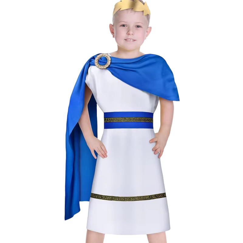 Costumes romains trempés pour la fête des enfants, Cos Prairie Greek Myenson Z192., Costumes de vaca