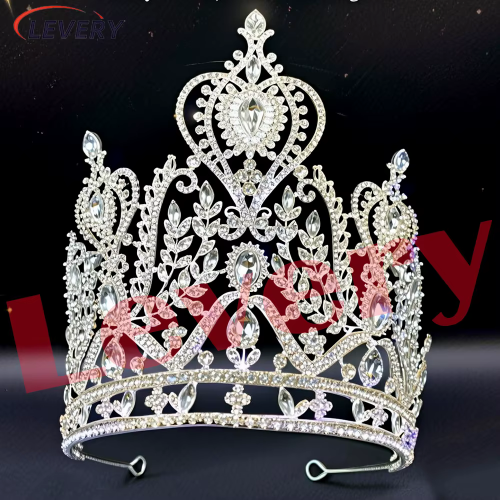 Diadèmes en cristal Levery pour femmes, diadèmes et couronnes de mariage pour femmes, diadèmes pour 