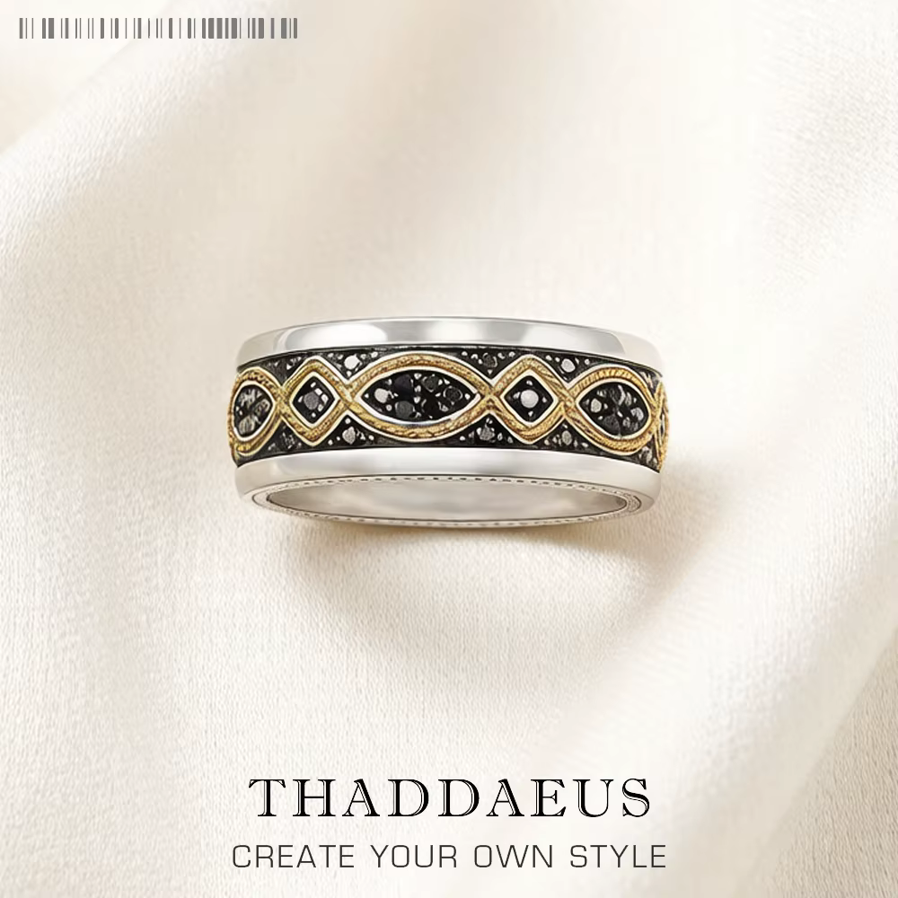 Bague ondulée couleur or avec nœud d'amour, bijoux fins tendance européens pour femmes et hommes, ca