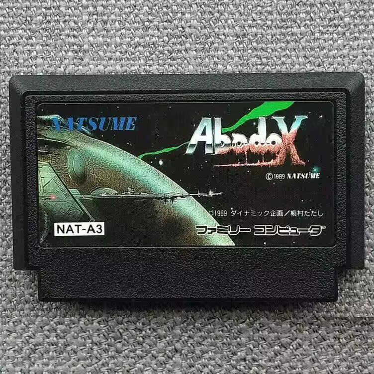 Abadox-la guerre intérieure mortelle pour carte de jeu vidéo FC Console 60 broches