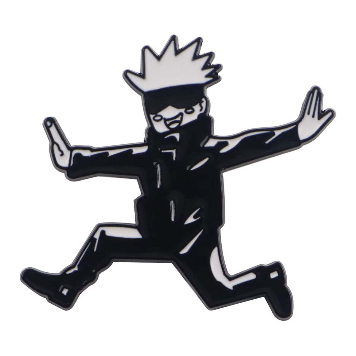Satoru-Gojo – broches Manga en émail pour femmes et hommes, épingles à revers, Badges sur sac à dos,