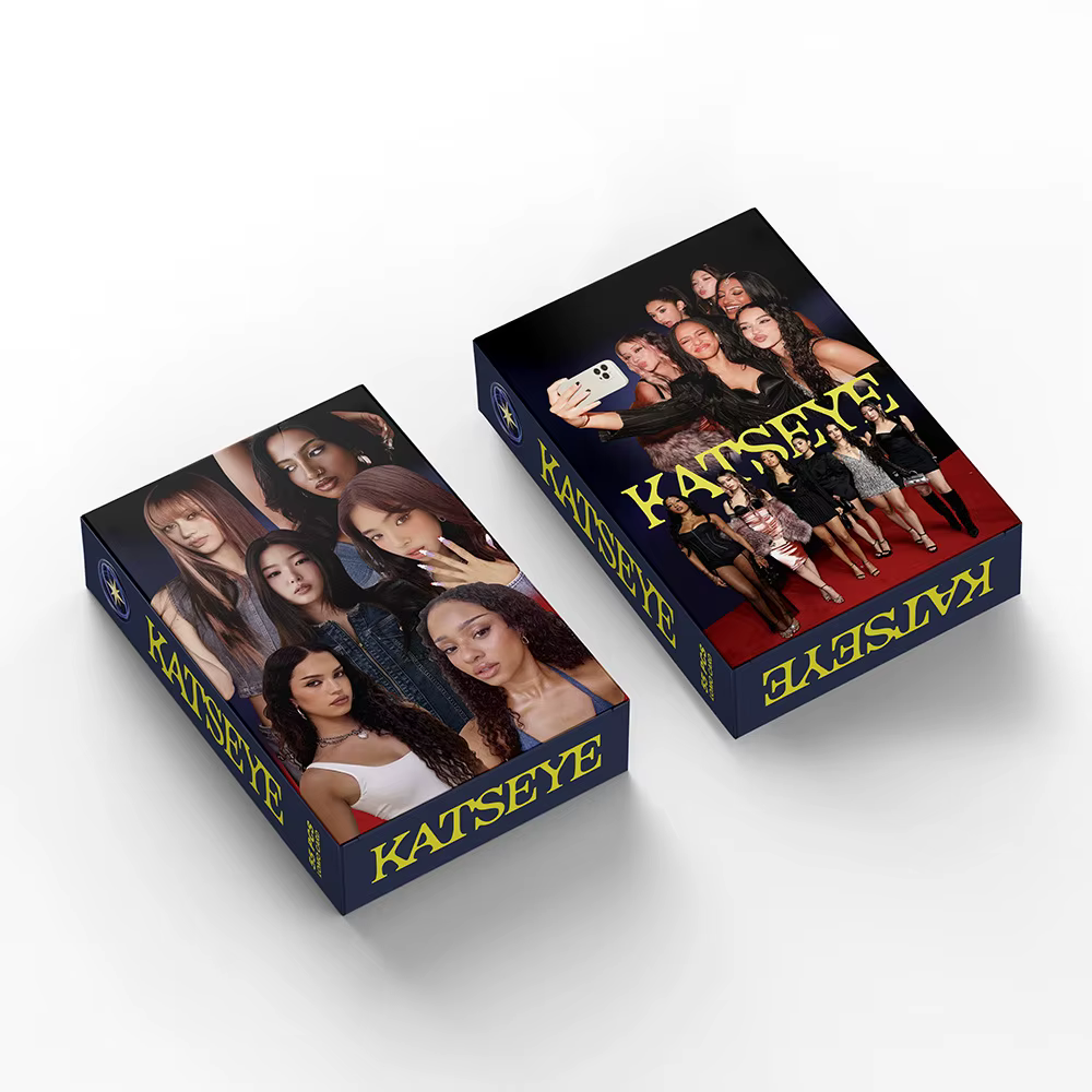 55 pièces/ensemble Kpop idole KATSEYE nouvel Album BEAUTIFULCHAOS Lomo cartes LARA DANIELA HD imprim