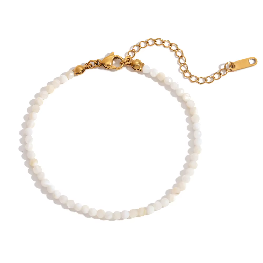 E.B.belle-Perles en Pierre Naturelle pour Femme, Bracelets à Main de Haute Qualité, Accessoires de B