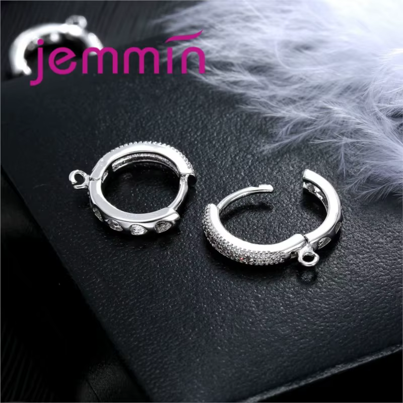 Boucles d'oreilles en argent Sterling 925 et zircone cubique, pierre de cristal d'autriche, belles b