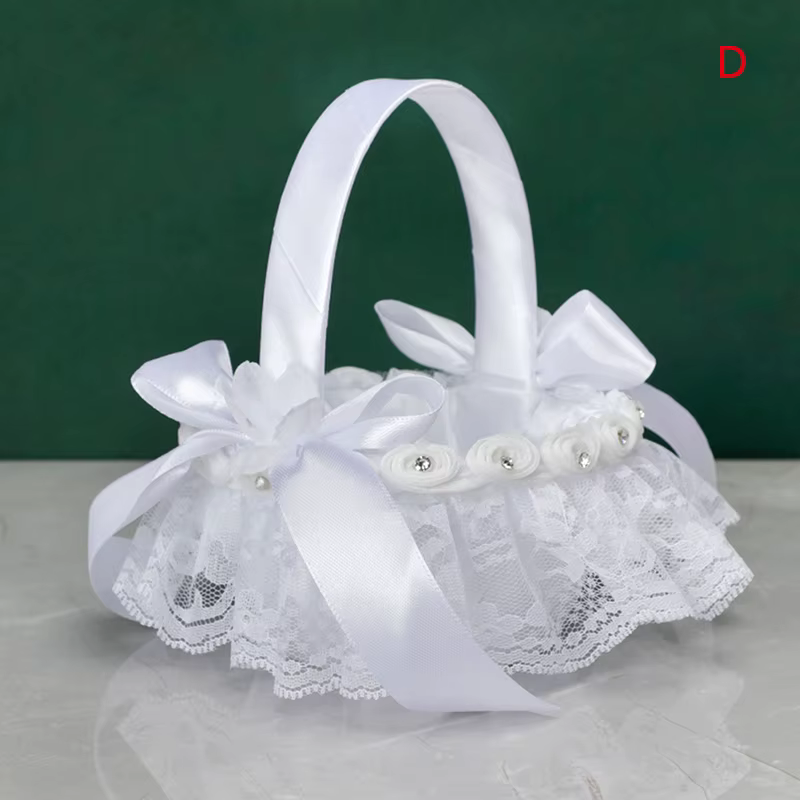 Mir à Fleurs Vintage en Dentelle Blanche pour Demoiselle d'Honneur, Décor de Table Rustique pour Cér
