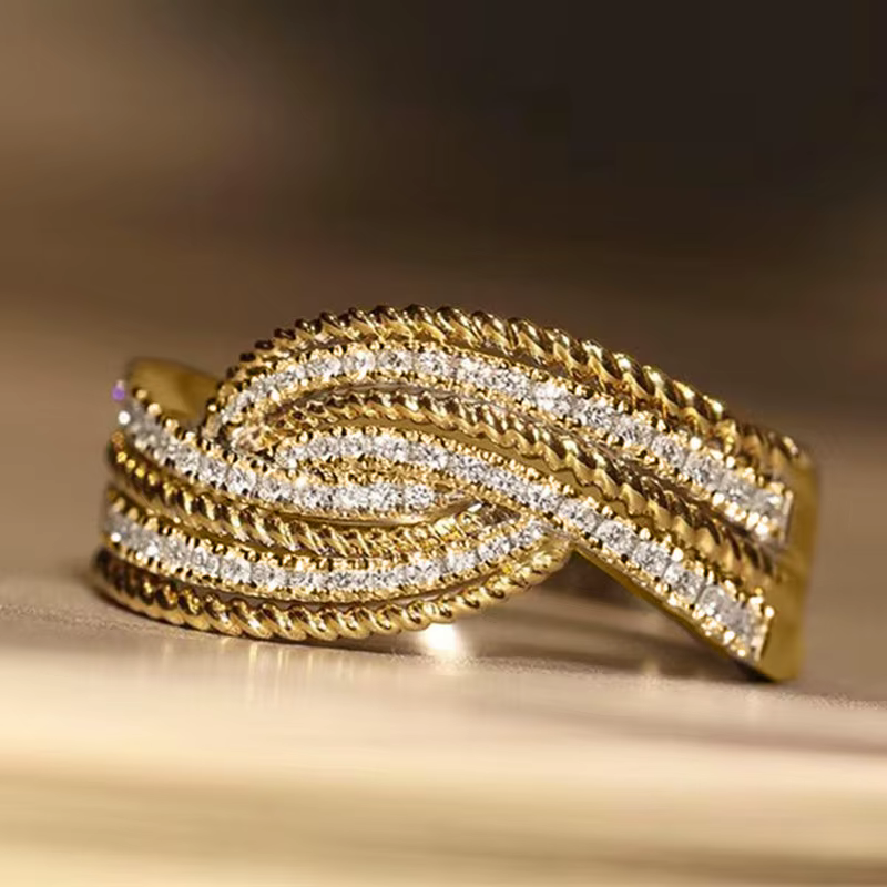 Bague en argent Sterling 925, Style bicolore, accessoires de mariage pour femmes, magnifiques bijoux