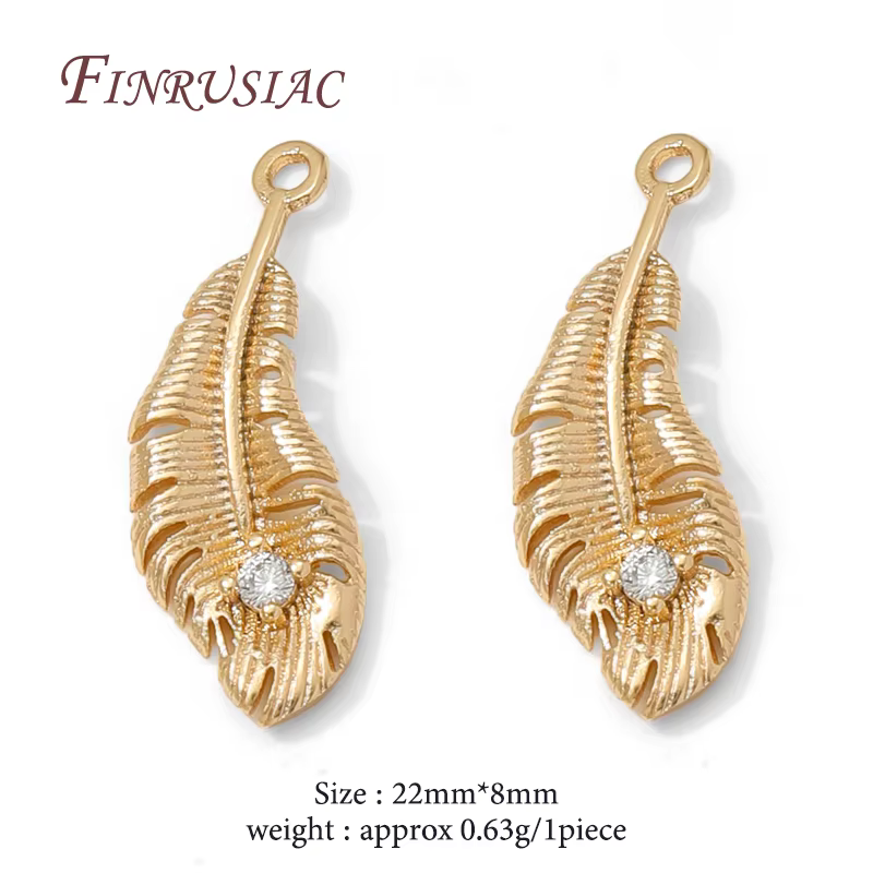 Pendentifs décoratifs plaqués or 18 carats pour boucles d'oreilles, breloques fleurs/soleil/lune pou