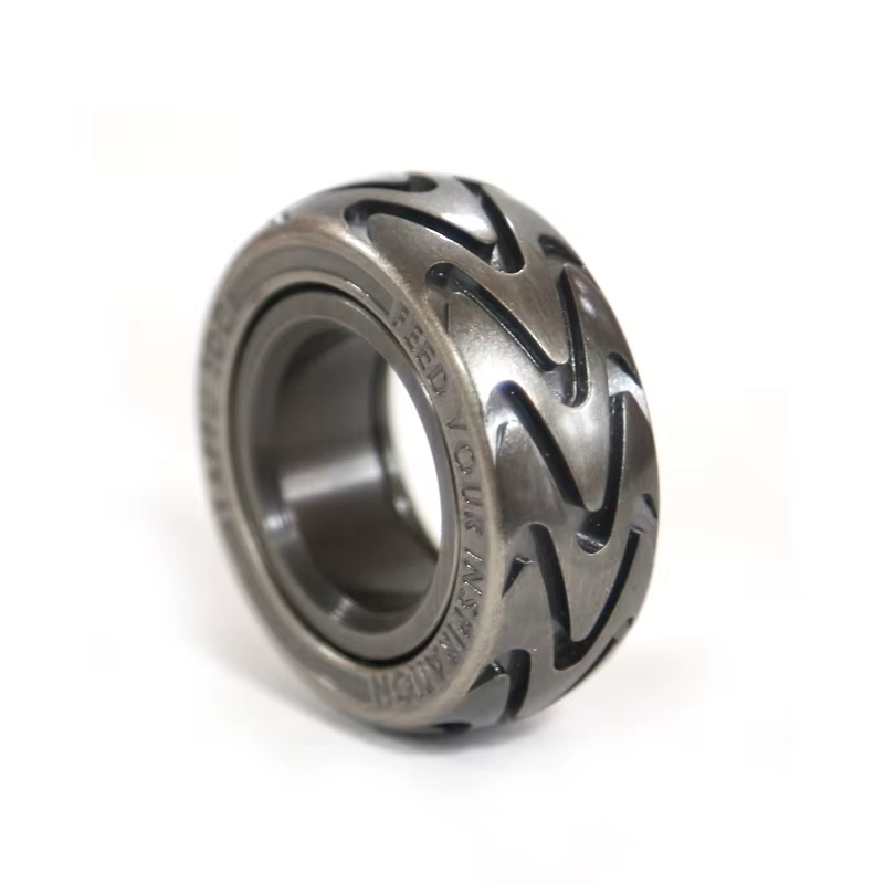 Fidget anneau cliquet roue Fidget curseur adulte EDC métal Fidget jouets tdah main Spinner soulageme