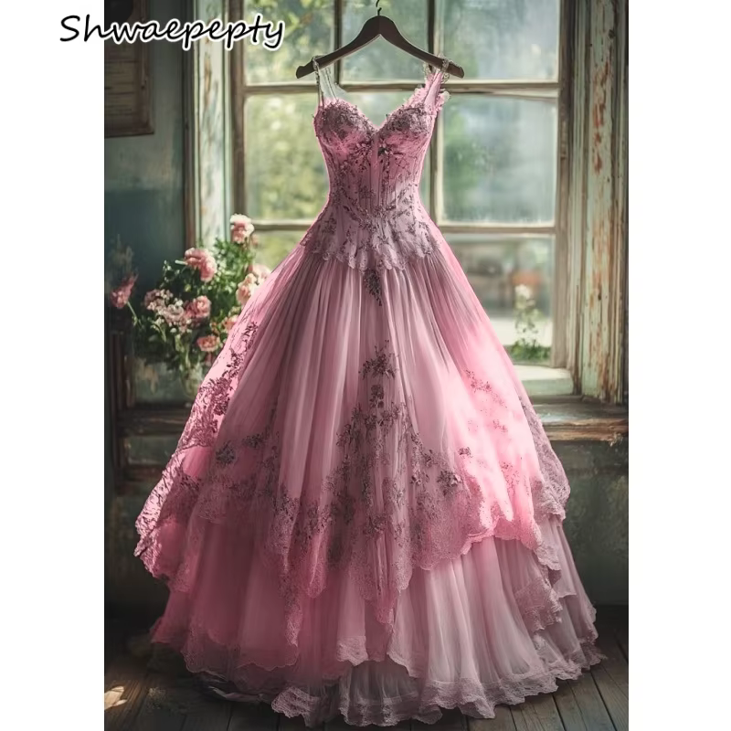 Robe De mariée médiévale historique, bretelles, col en v, sans manches, ligne a, robe De mariée De j