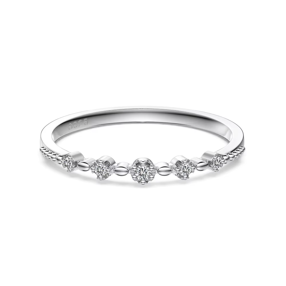 Wong Rain Bague de mariage en argent sterling 925 scintillant avec saphir de laboratoire et diamant 