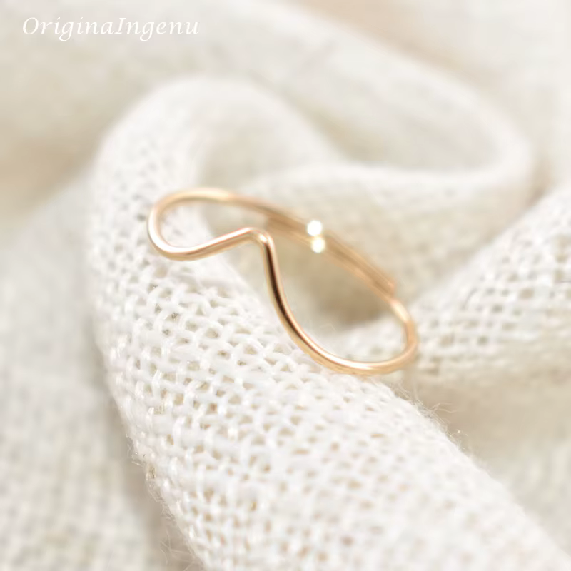 Bague d'orteil en argent 925 bijoux remplis d'or faits à la main Anillos Mujer anneaux créoles de 15