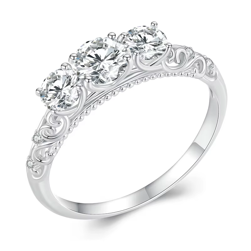 Bamoer – bague en argent Sterling 925 pour femmes, design unique en dentelle, certifiée, bijoux fins
