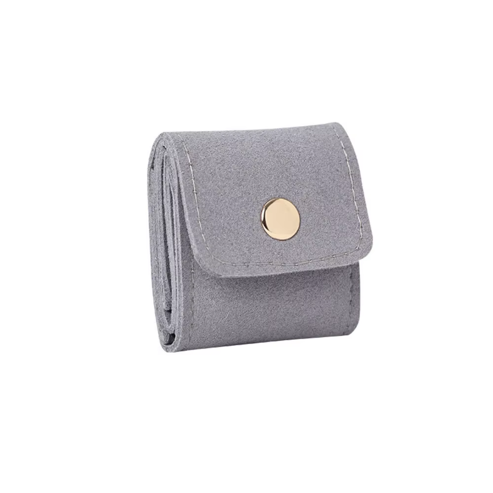 Sac d'exposition de bijoux en velours, conteneur pliable, sac d'emballage de colliers et de bagues, 