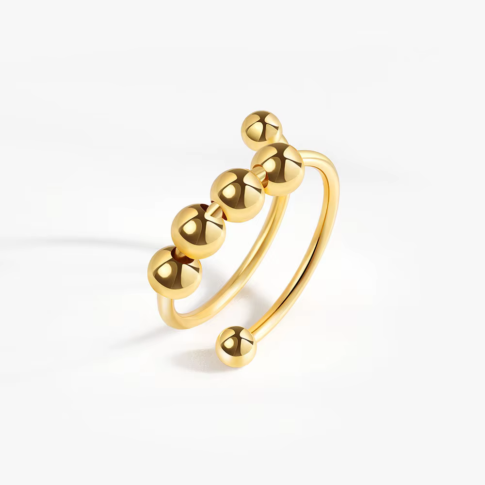 Bague d'articulation rotative pour femmes, réglable et empilable, ouverte, pour Couple, bijoux de fê