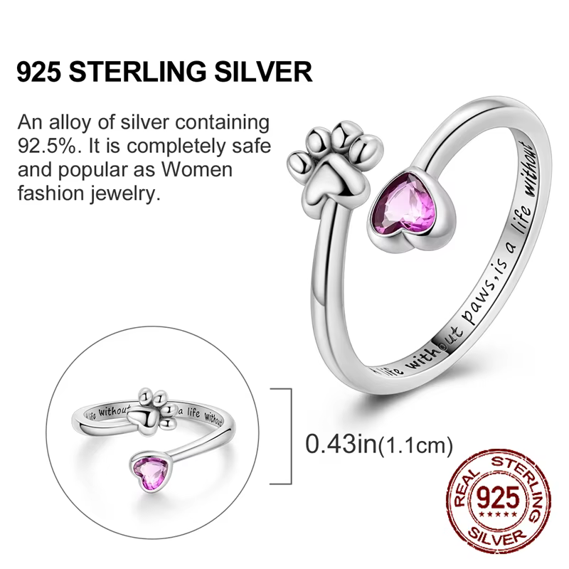 Bague originale en argent Sterling 925 pur, chat mignon, pour femmes et filles, bijoux de fête, cade