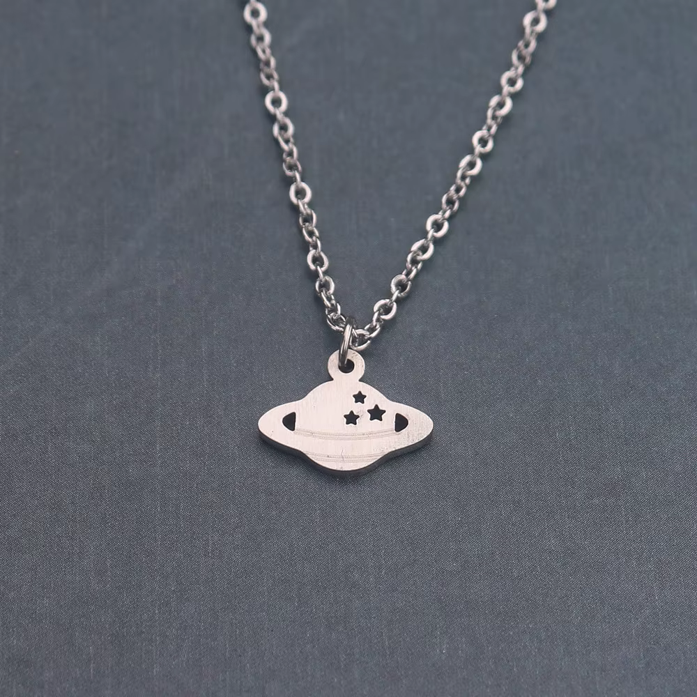 Collier ras du cou pour bébé, breloque ange, pendentif princesse, bijoux en acier inoxydable, couleu
