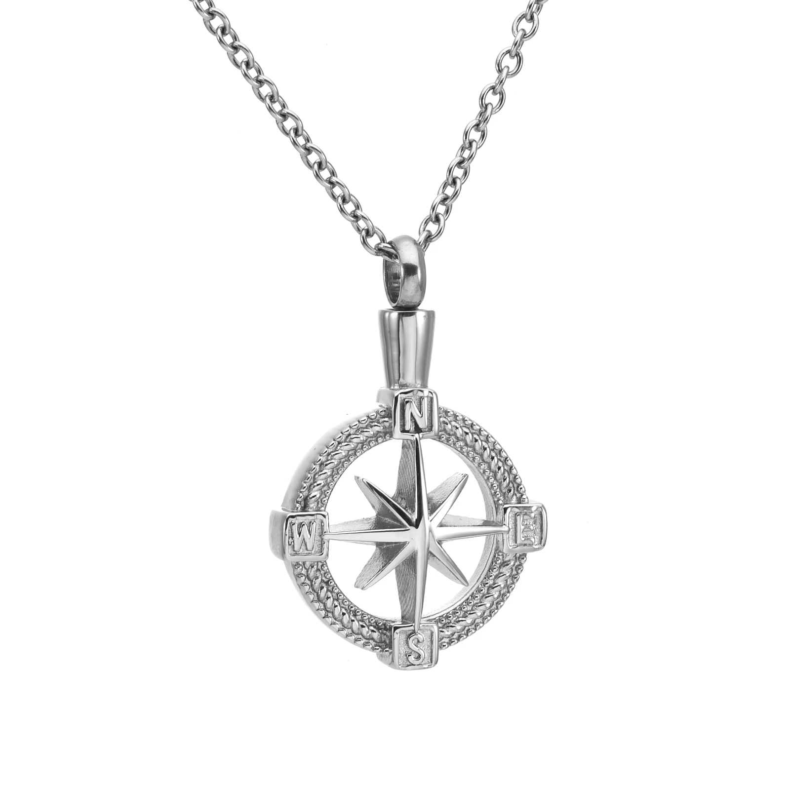 Collier d'urne de crémation pour les cendres humaines, bijoux commémoratifs en acier inoxydable, Kee