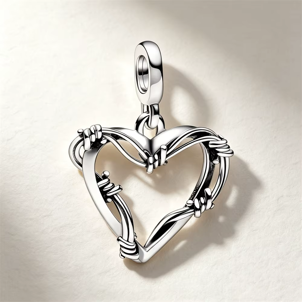 Nouveau Pendentif Breloque Série ME en Argent 925 (2026), Compatible avec Bracelet Original DIY, Bij