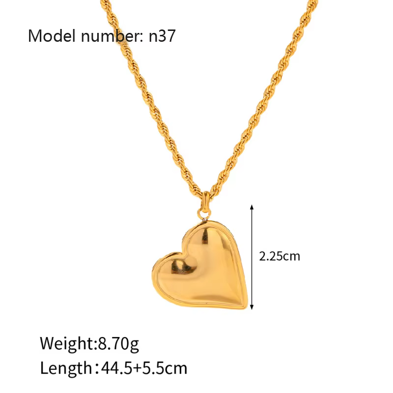Collier rétro en or pour femme, acier inoxydable, document en or, collier de perles de coquillage, p