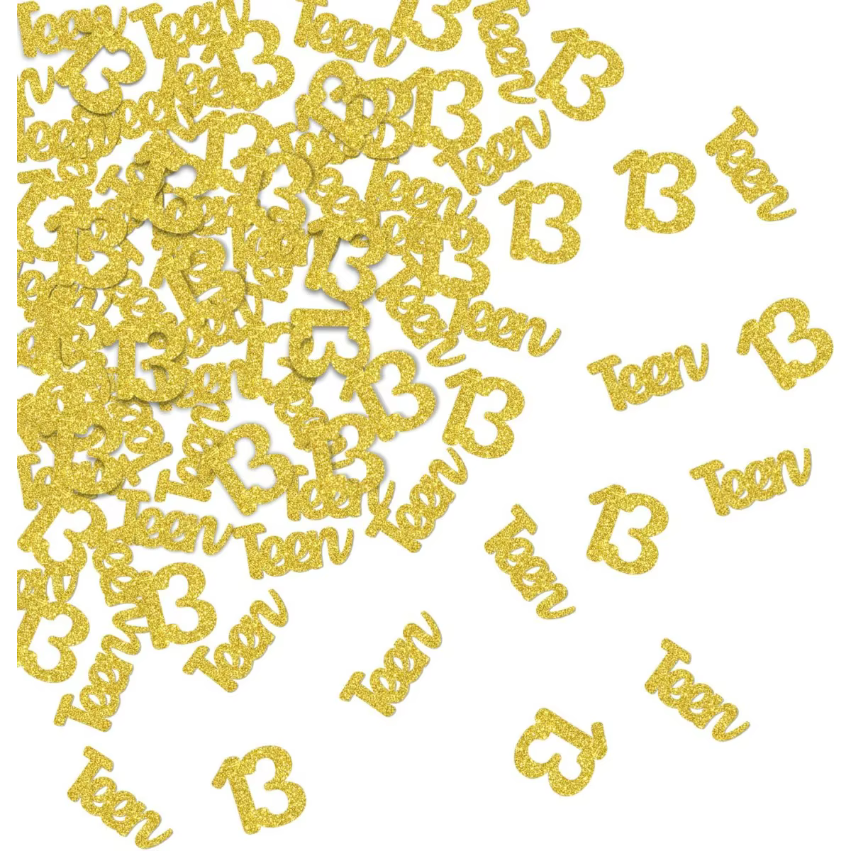Confettis pour adolescents 13, 100 pièces, décorations de Table pour 13e anniversaire, décor d'anniv