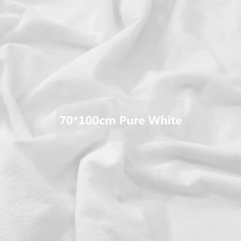 Toile de fond en mélange de coton et de lin, tissu blanc et gris, accessoires de photographie, arriè