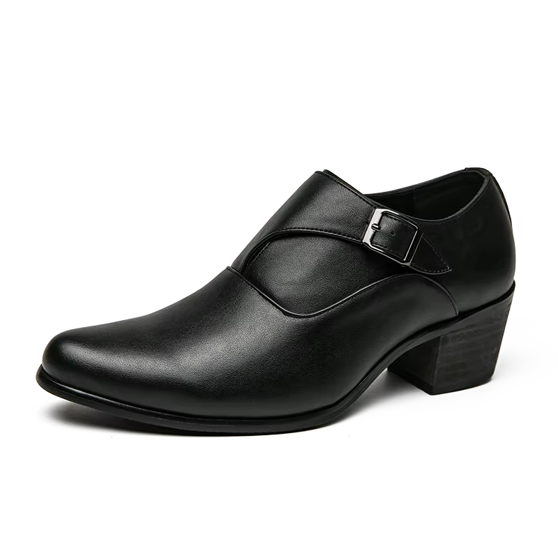 Chaussures provoqué en cuir Brogue pour hommes, chaussures d'affaires décontractées, chaussures form