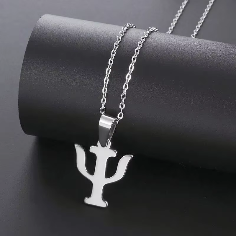 Collier Trident rétro Neptune Poseidon, pendentif emblème National d'ukraine, accessoires de bijoux 