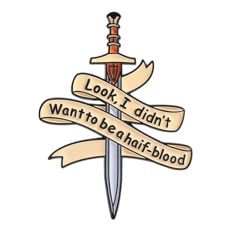Épingles de livre fantastique, fils demi-sangue de Poseidon Pegasus, broches inspirées de la mytholo