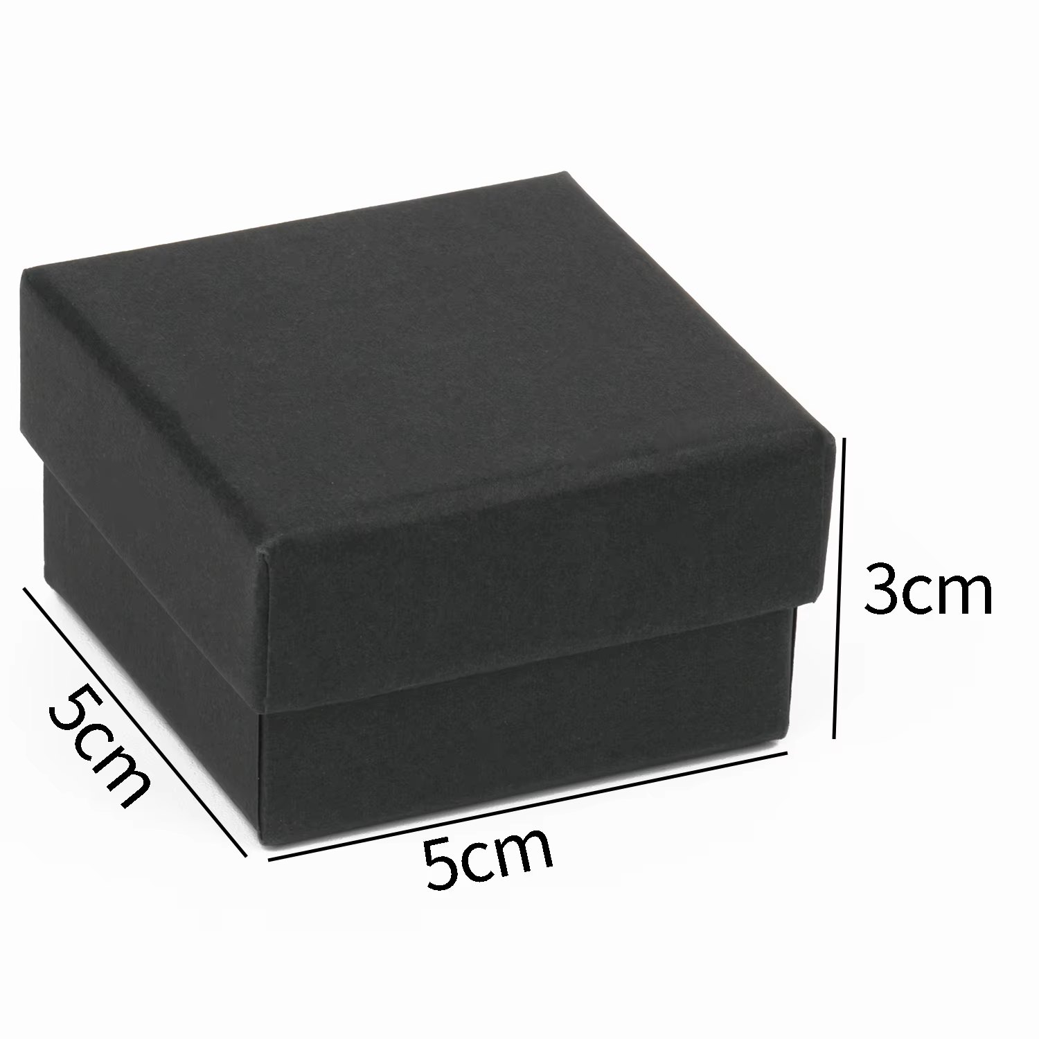 Coffrets à bijoux en carton noir, coffrets de rangement pour cadeaux, présentoirs pour colliers, Bra