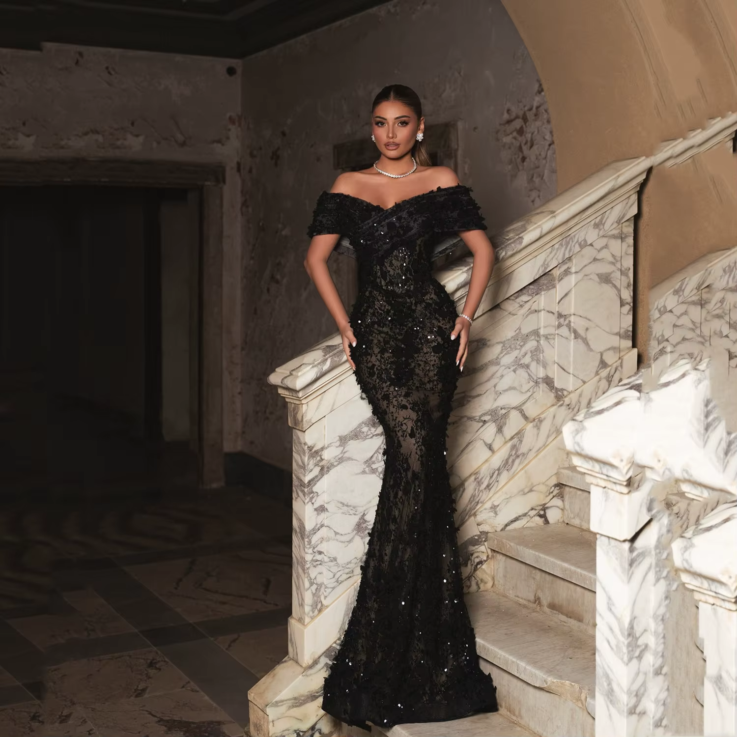 Lucy Robes De Soirée Élégantes 2025 Robe De Soirée Brillante pour Femmes فسات БmaveraVestidos De Fes