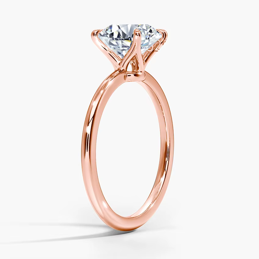 Szjinao – bague en Moissanite couleur D, 1ct, 2ct, 3ct, 5ct, en or Rose pour femmes, bijoux de fianç