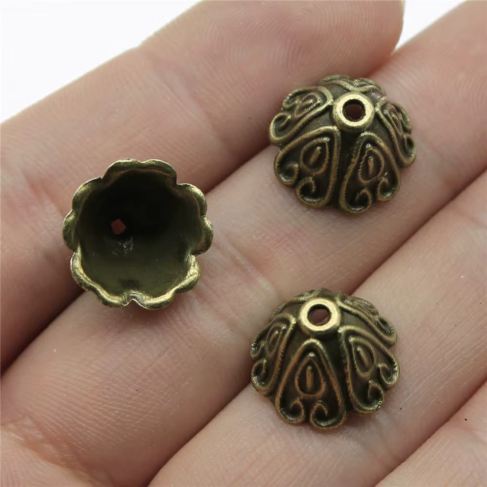 WYSIWYG 5 pièces 14x14x10mm gland capuchon résultats de bijoux en gros gland embouts perle pour bijo