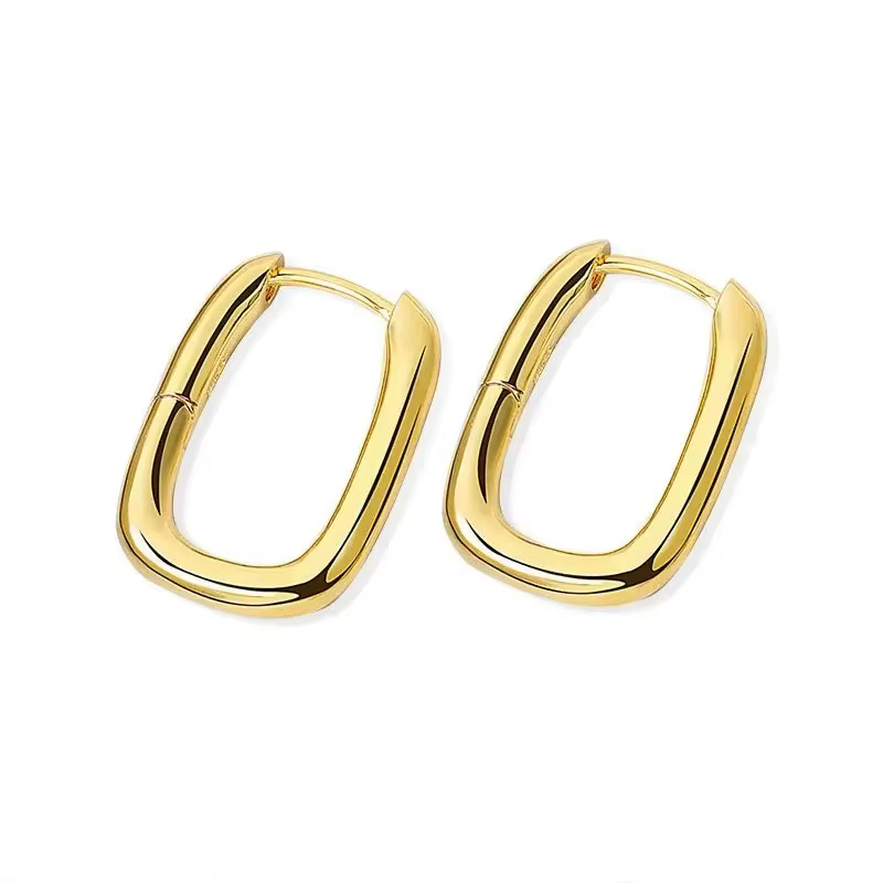 Boucles d'oreilles en argent Sterling 925 authentiques pour femmes, bijoux tendance, Vintage, minima