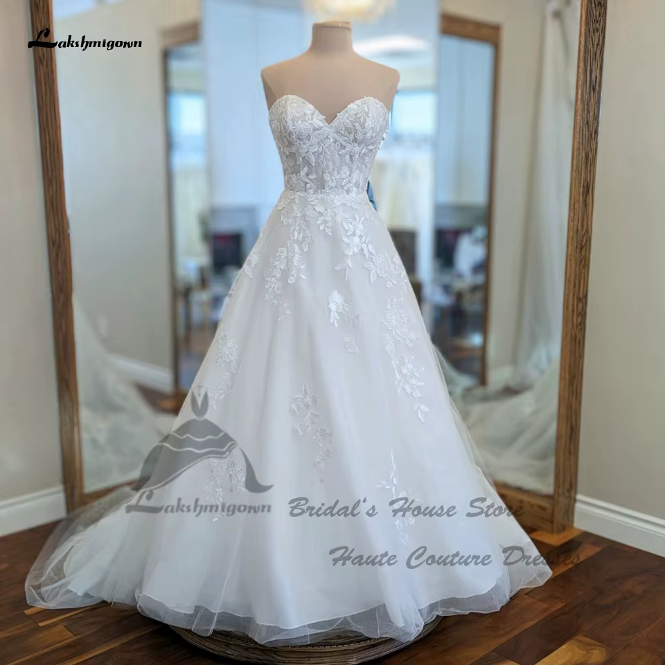 Robe de Mariage Vintage en Tulle Blanc Cassé, Vêtement de Patients de Plage en Dentelle, Personnalis