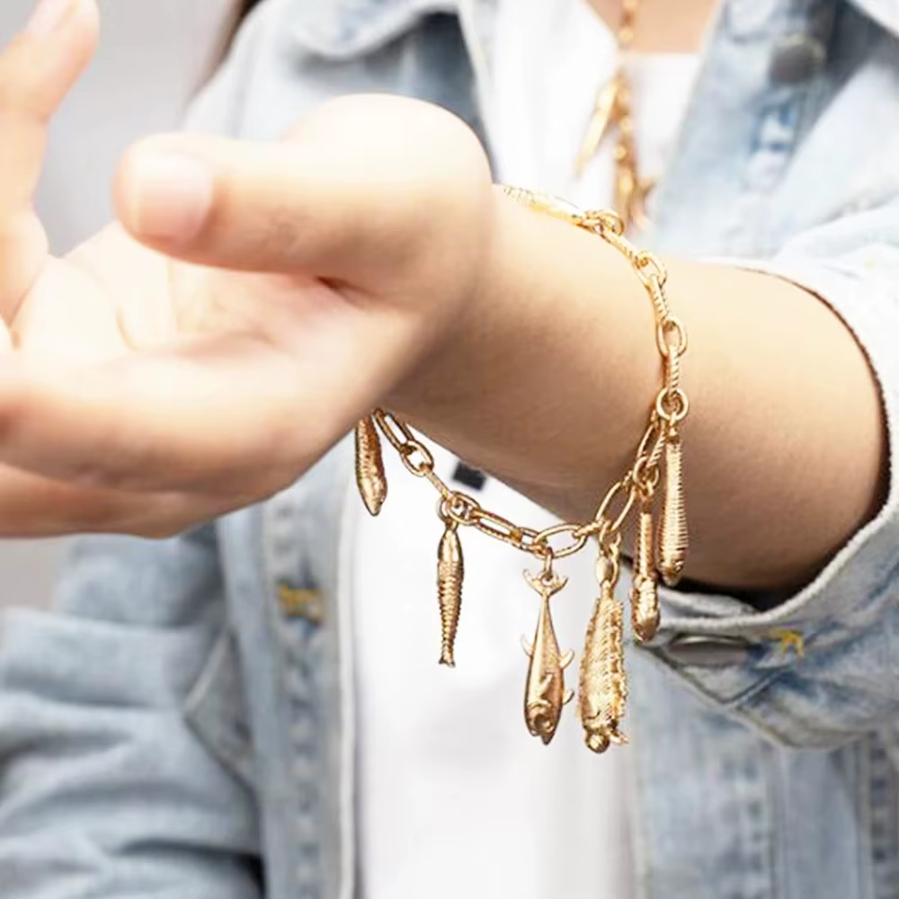 Ensemble de bracelets empilables bohème deux pièces, avec un Design contrasté Unique pour accessoire