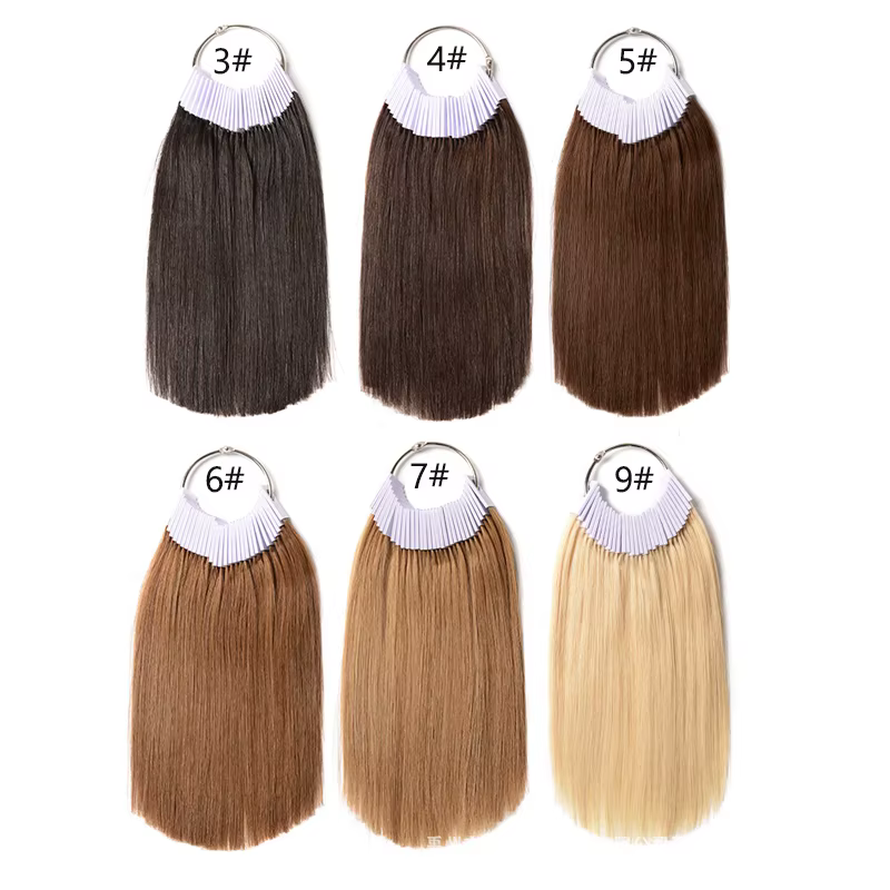 Anneaux pour Extensions de Cheveux Humains, 20cm, 30 Pièces/Lot, Outils de Salon, Teinture, Échdébor