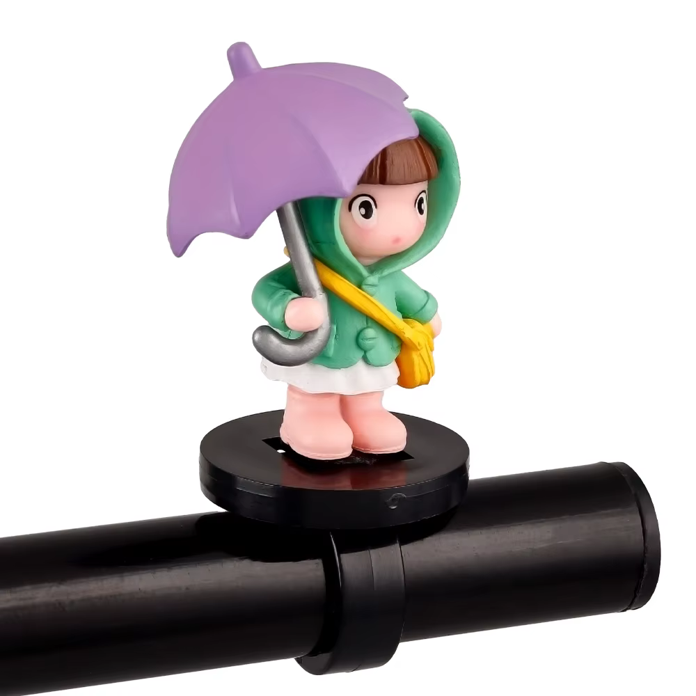 Décoration de parapluie de vélo pour petite fille, ornements de vélo, moto, cyclisme, accessoires d'