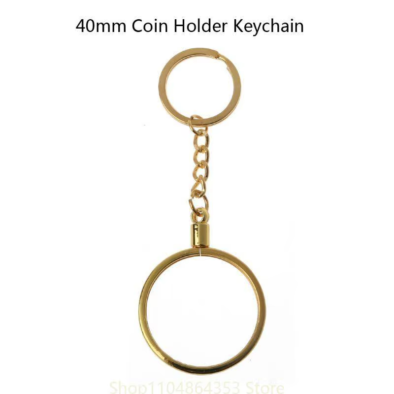 Porte-monnaie commémoratif 40mm/1.57 pouces, porte-clés, Collection médaillon puces, pendentif pièce