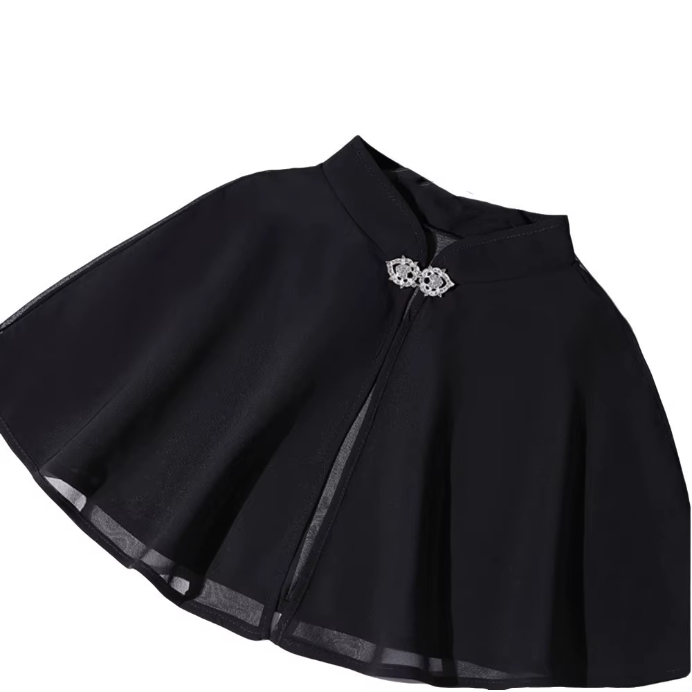 Robe de mariée en mousseline de soie, châle Transparent, couleur unie, robes de soirée, foulards, bo