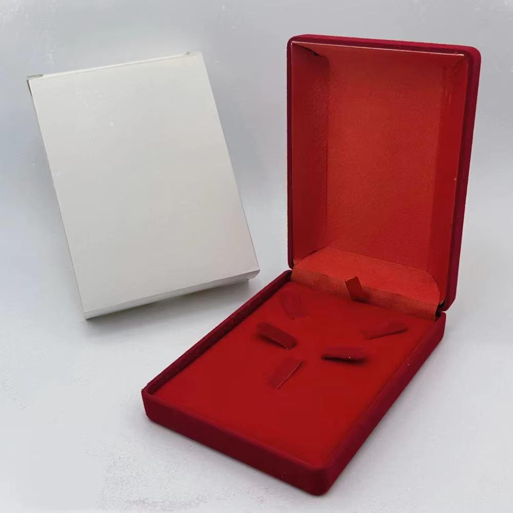 Ensemble de bijoux en velours, boîte-cadeau, plateau, collier, bague, boucles d'oreilles, présentoir