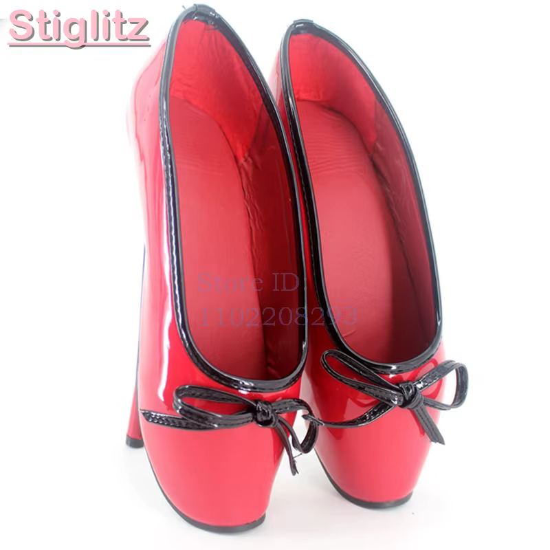 Escarpins sexy blancs à bout carré, talon aiguille, nœud papillon, à enfiler, talons hauts de 18 cm,