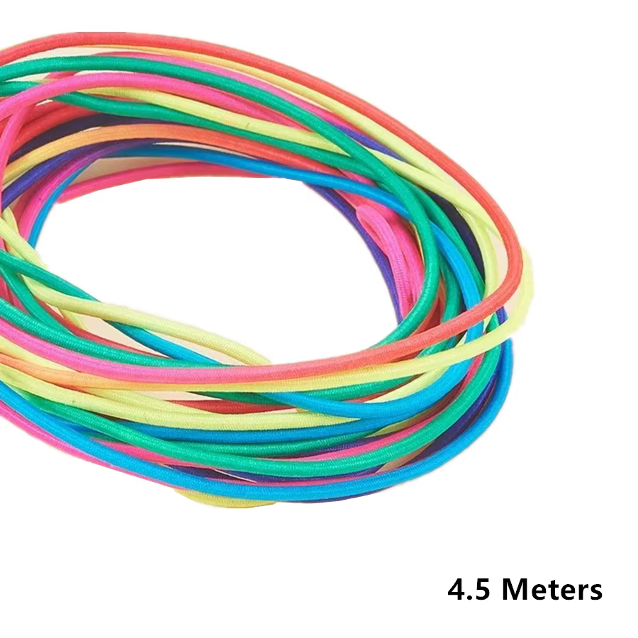 Corde de Bracelet extensible de 1mm, cordon élastique arc-en-ciel robuste pour la fabrication de bij