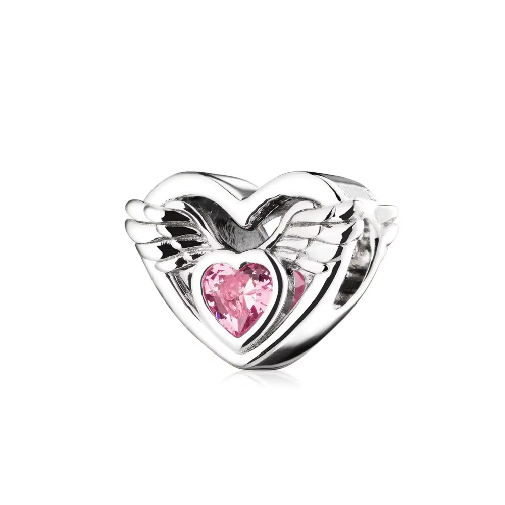 Nouvelles perles en argent 925, voiture rose, sac, patte de chien, chaussures de danse, pendentif, c