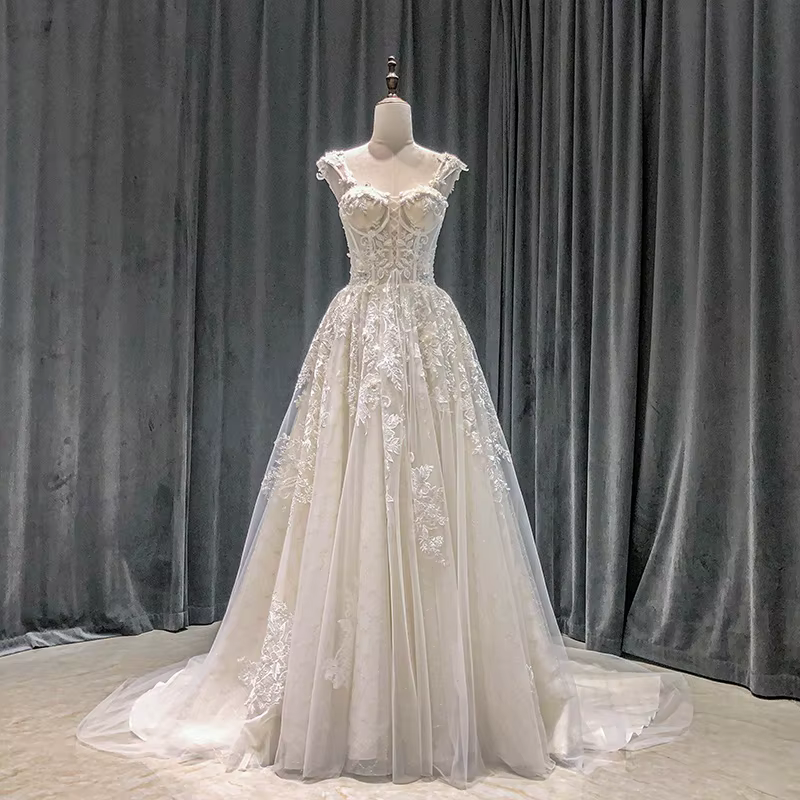 SL-9100 Personnalisé robe dames vintage Lovelty robes de mariée en ventes avec livraison gratuite ro