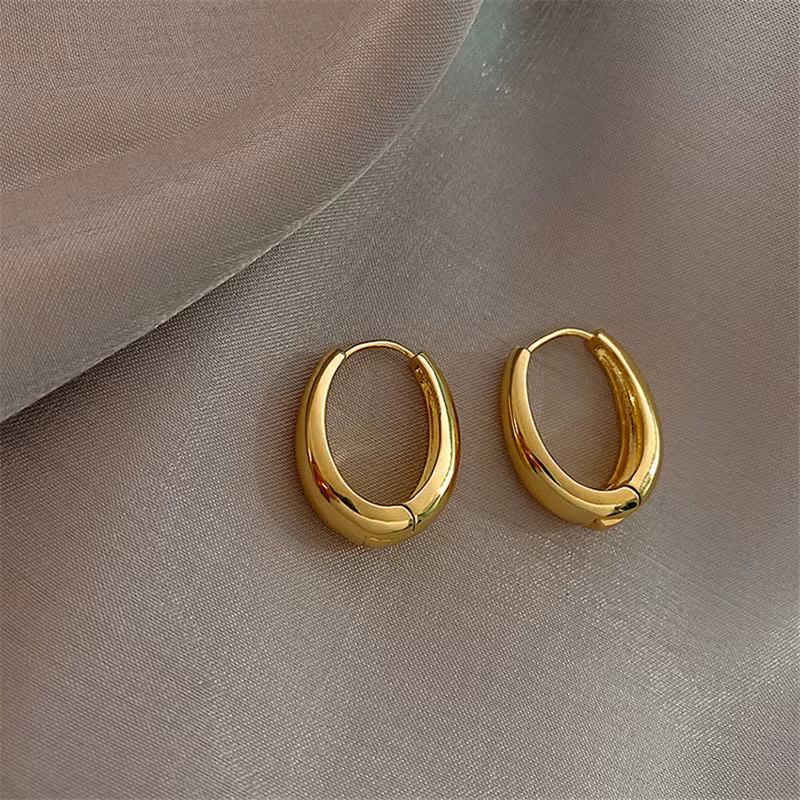 LATS 2024 offre spéciale mode boucles d'oreilles en métal pour femme Vintage cerceau boucle d'oreill