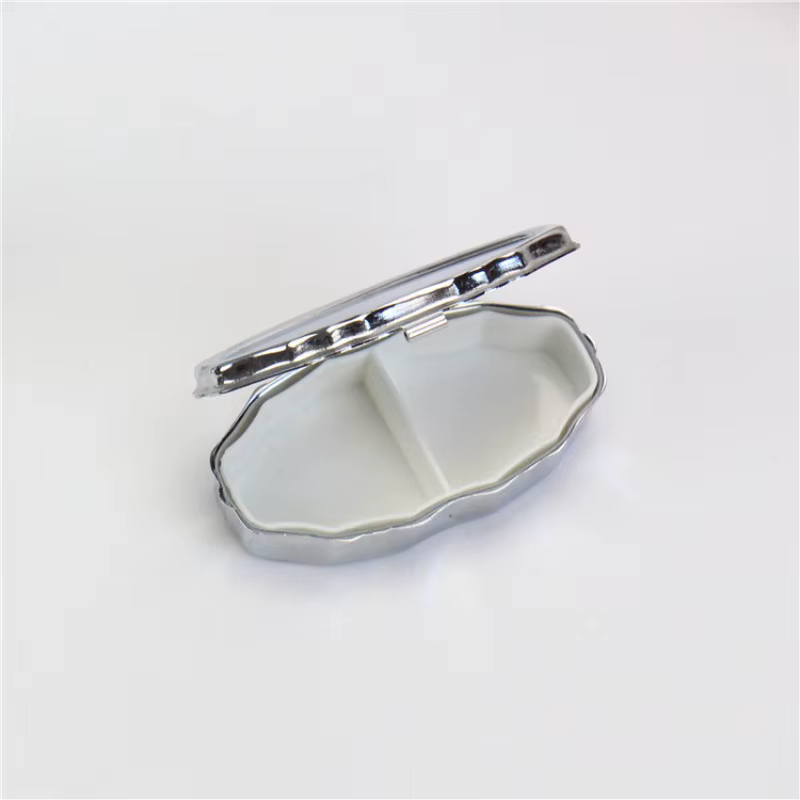 Boîte de rangement portable pour bijoux avec 2 compartiments - Boîte de voyage compacte, finition mé